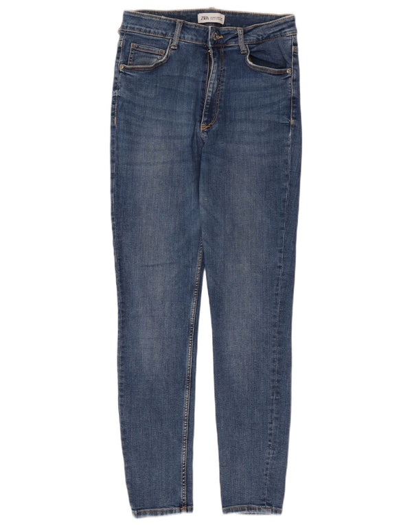Blugi skinny dama Zara EU 40 Medium W30 L27 Bumbac albastru