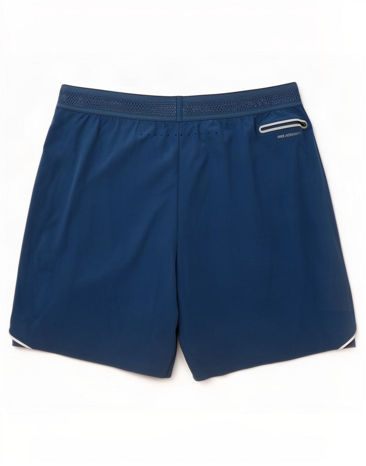 Pantaloni scurți sport Nike pentru bărbați, mare, albastru, nailon