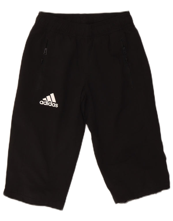 Pantaloni scurți sport Bermude Adidas băieți 9-10 ani poliester negru