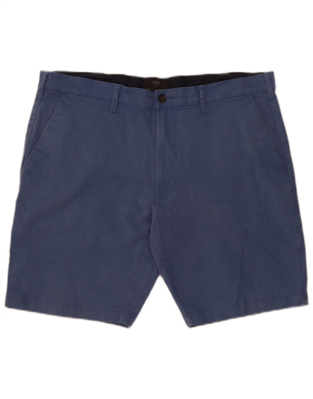 MARKS & SPENCER Pantaloni scurți chino pentru bărbați W38 XL Albastru