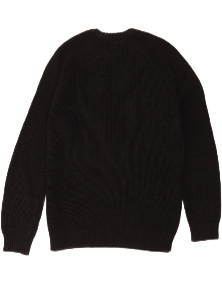 Pulover supradimensionat pentru femei Zara, cu gât crew, UK 10 Mic Negru