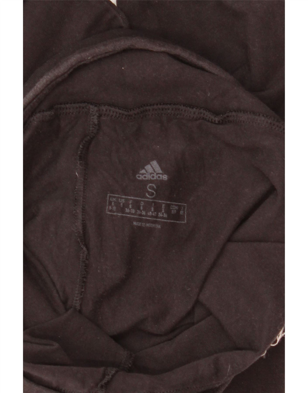 Leggings grafic Adidas pentru femei UK 8/10 Small Black