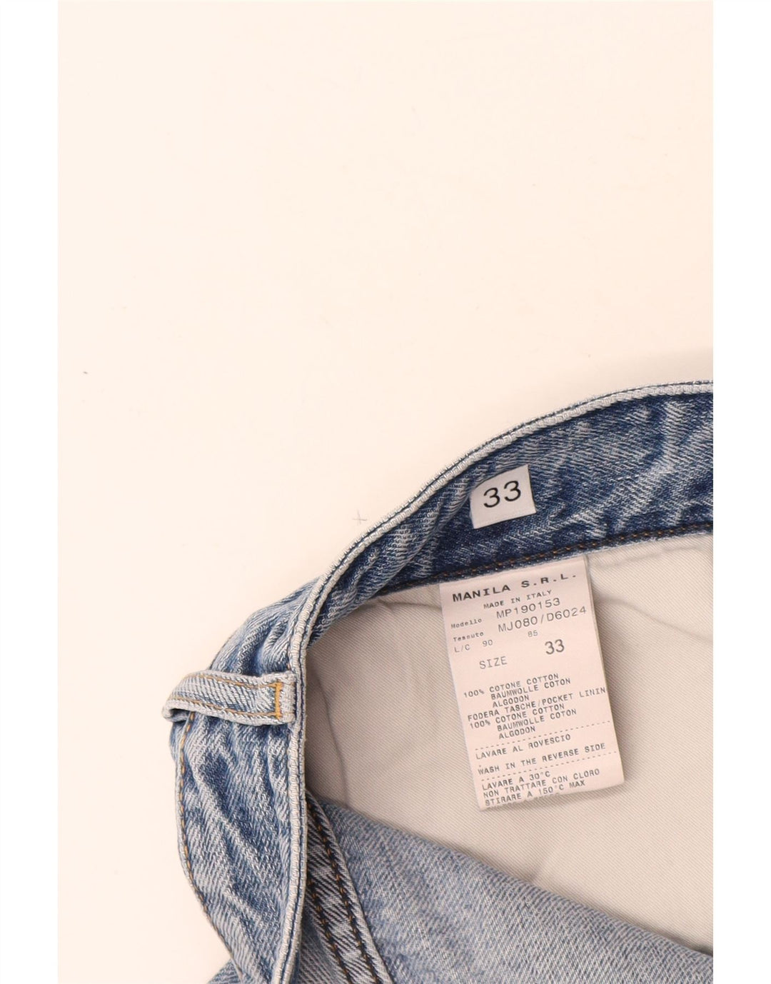 Mauro Grifoni Blugi Distressed Dript Bărbați L33 L30 Bumbac Albastru