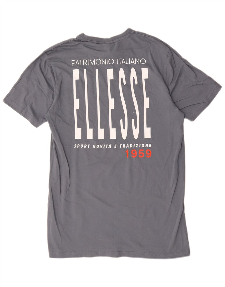 Tricou grafic pentru bărbați Ellesse Top mic, gri, bumbac