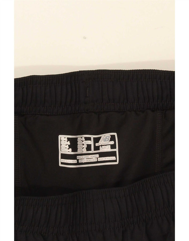 Pantaloni scurți sport New Balance pentru bărbați, mari, negri