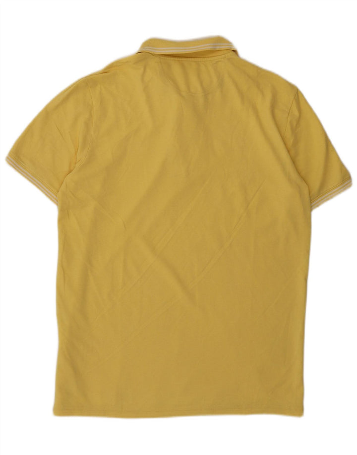 Tricou polo pentru bărbați CHAMPION Easy Fit, bumbac galben mediu
