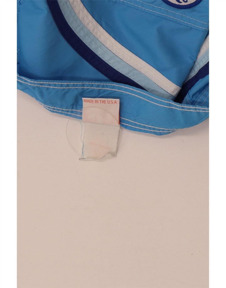 Sundek Pantaloni scurți de înot pentru bărbați, albastru mediu, nailon color bloc