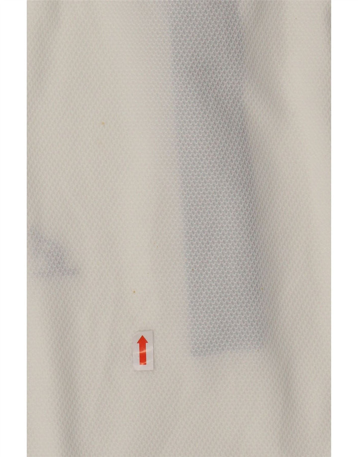 AUSTRALIAN L'ALPINA tricou polo pentru bărbați IT 56 3XL alb poliester bloc de culoare