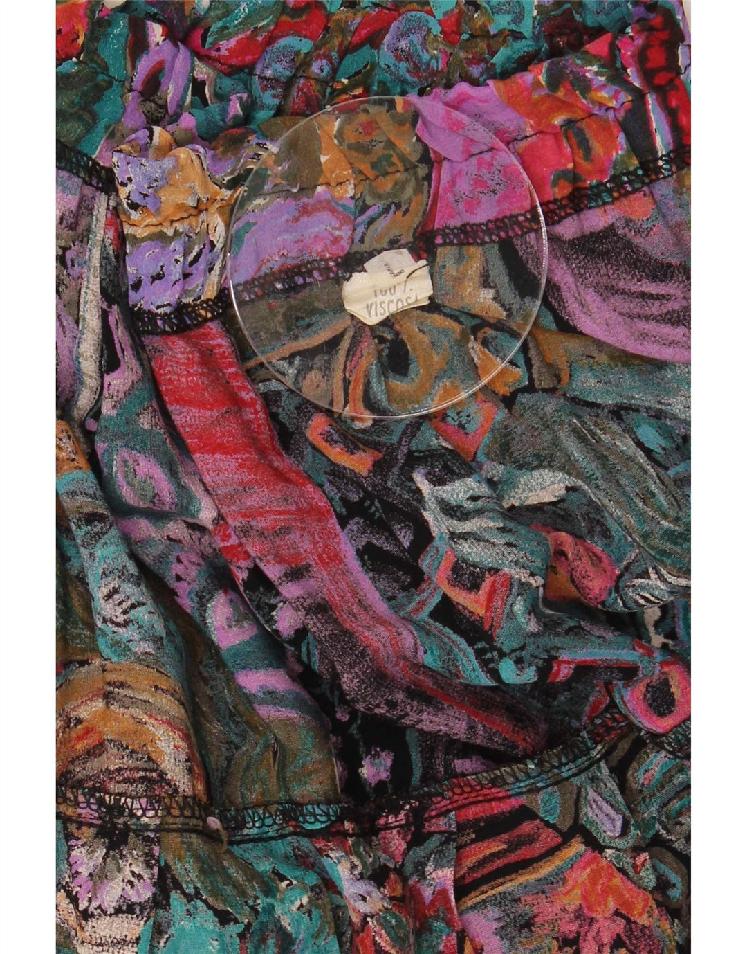 Fustă A-Line Vintage pentru femei cu model abstract, mare W30, multicoloră
