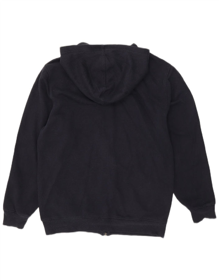 Pulover Adidas pentru bărbați, cu fermoar, bumbac, albastru, mediu