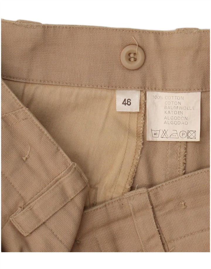 Pantaloni scurti cargo pentru bărbați VINTAGE IT 46 Small W32 Bej Bumbac