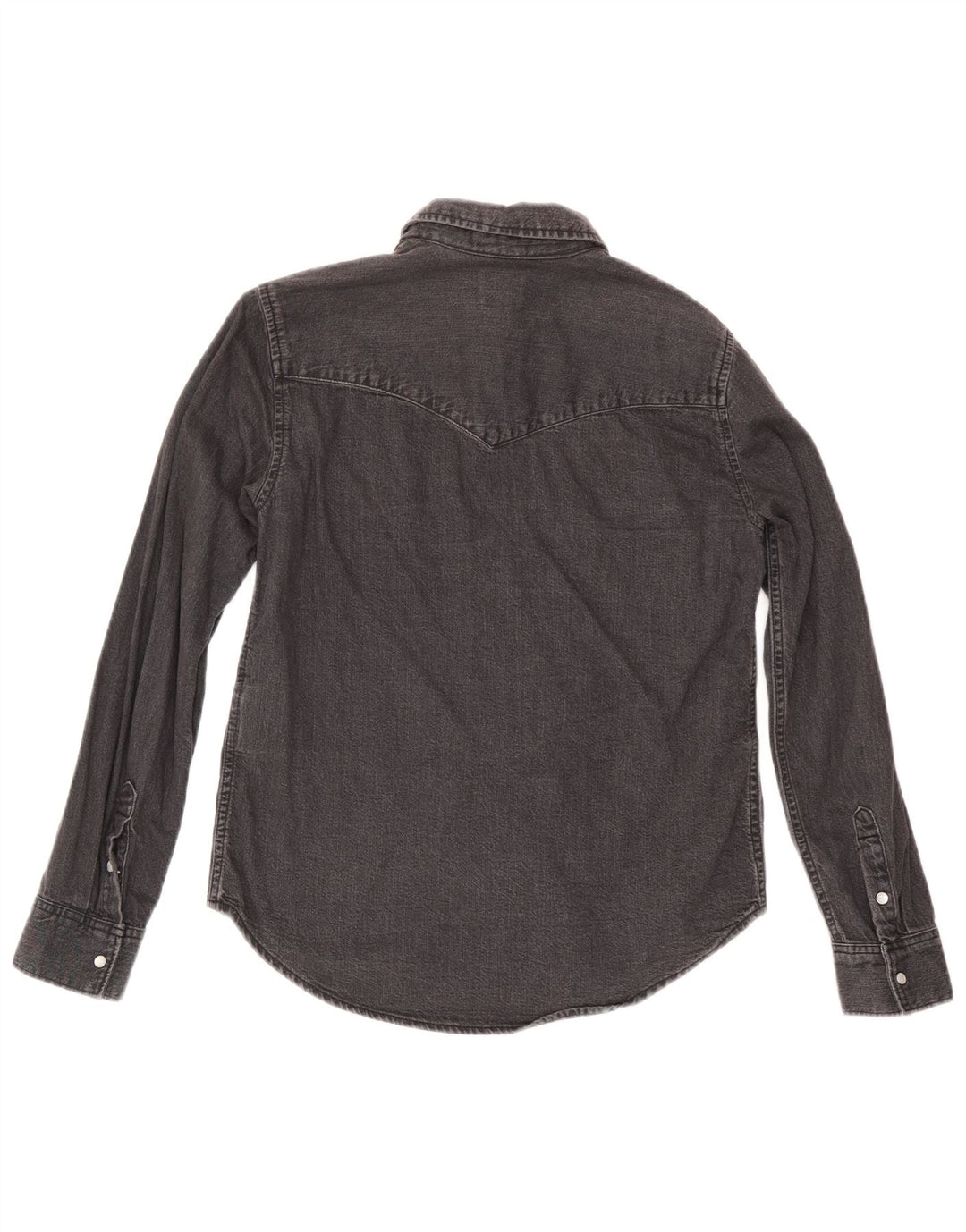 Cămașă de blugi pentru femei Levi's UK 10, bumbac negru mic