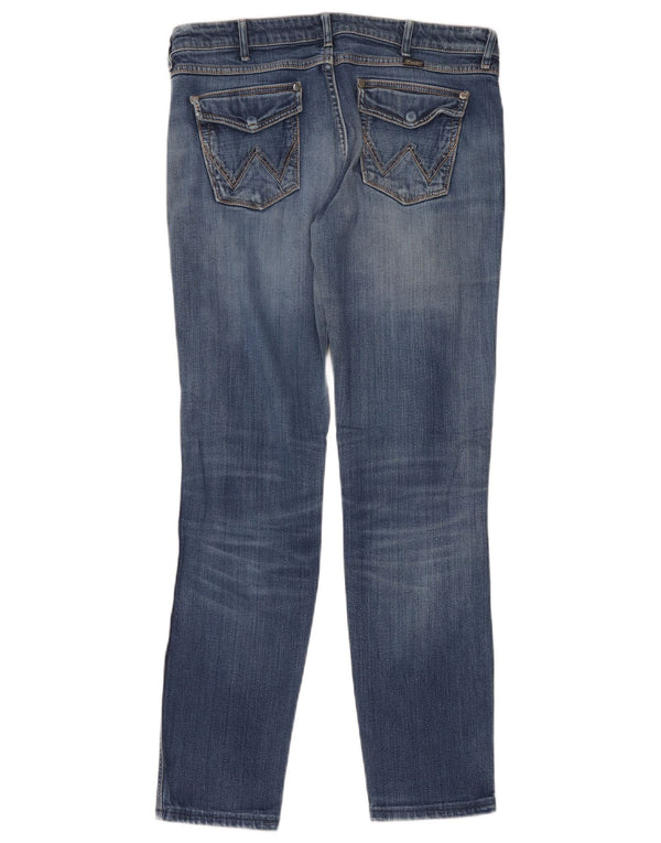 Blugi Wrangler pentru femei Megan Slim W32 L34 Bumbac albastru