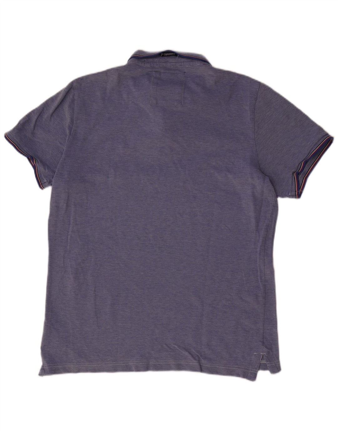 Tricou polo pentru bărbați SUPERDRY 2XL, bumbac albastru