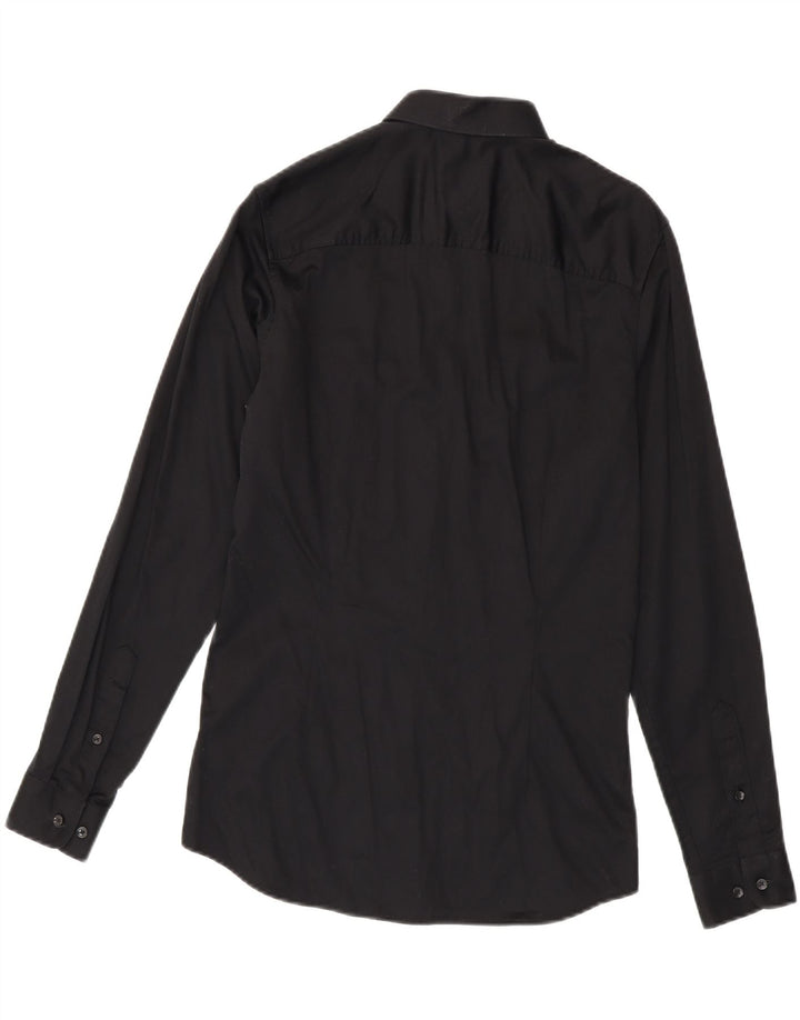 Cămașă Jack & Jones Bărbați Mic Negru Bumbac