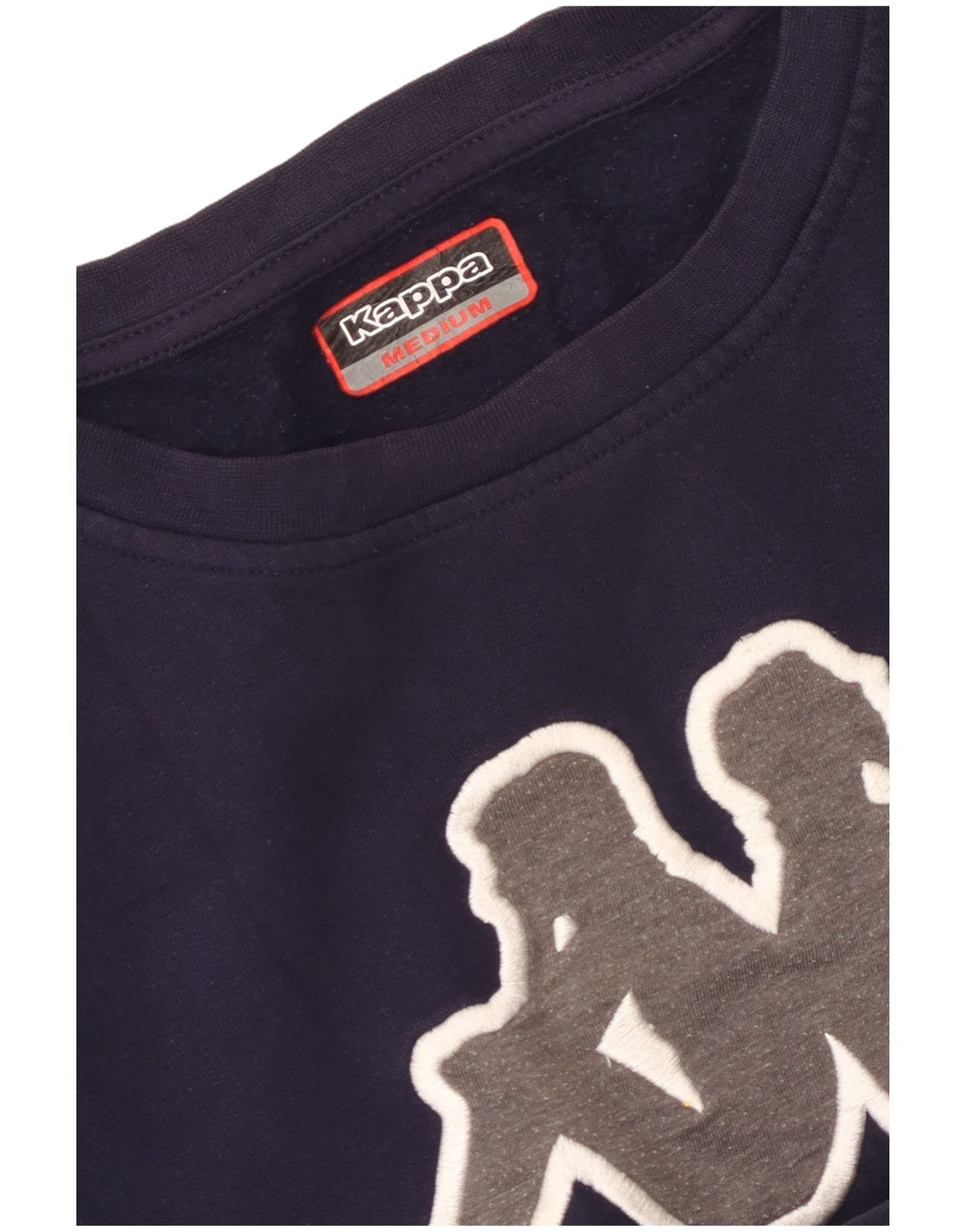 Pulover cu grafic pentru femei Kappa UK 14 Medium Bleumarin