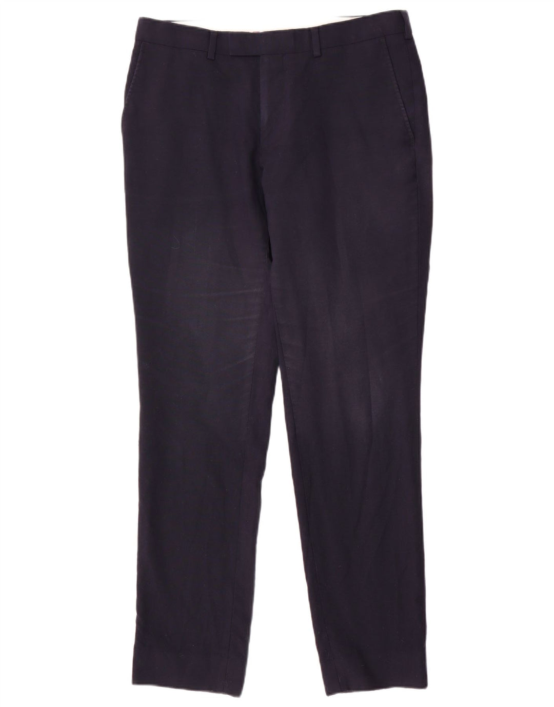 Marks & Spencer Pantaloni de costum slim pentru bărbați L32 L31 Lână bleumarin
