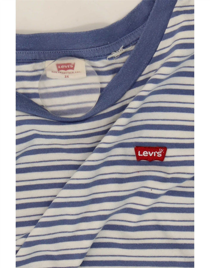 Tricou pentru bărbați Levi's Top 3XL cu dungi albastre