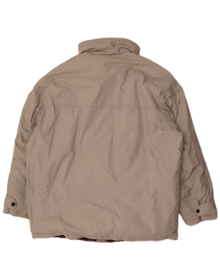 Jachetă căptușită Diadora pentru bărbați, cu tăiere largă, UK 42 XL, poliester gri