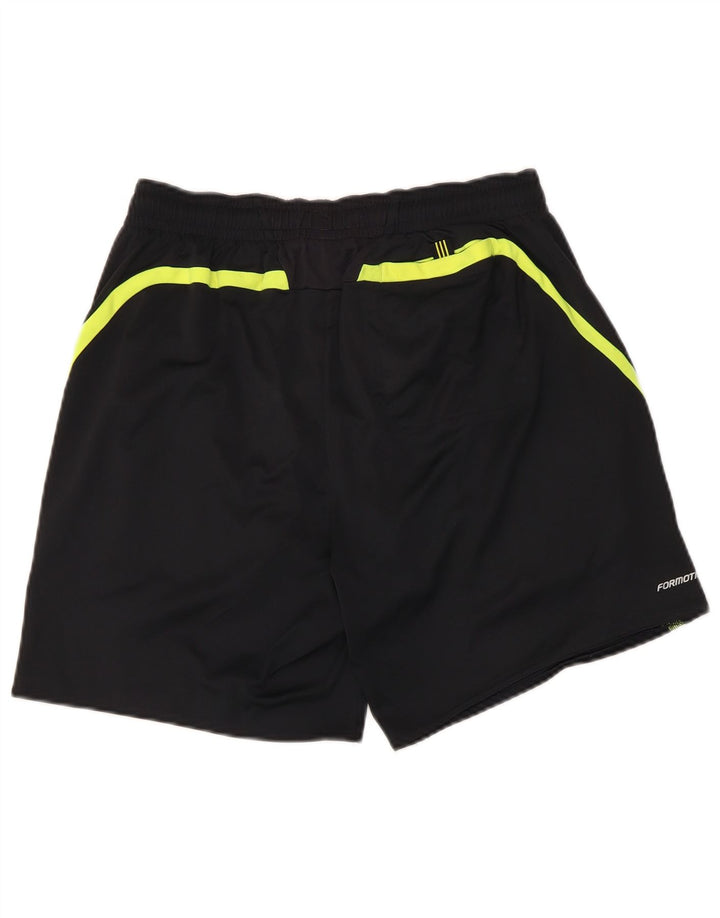 Pantaloni scurți sport pentru bărbați Adidas Climacool, mediu negru, poliester color bloc