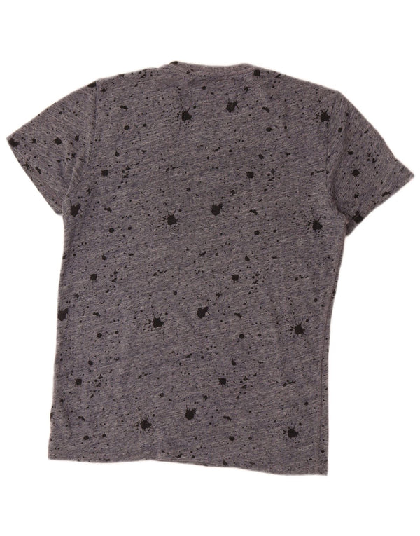 Tricou grafic pentru bărbați Superdry Top Medium Gri Tie Dye Bumbac