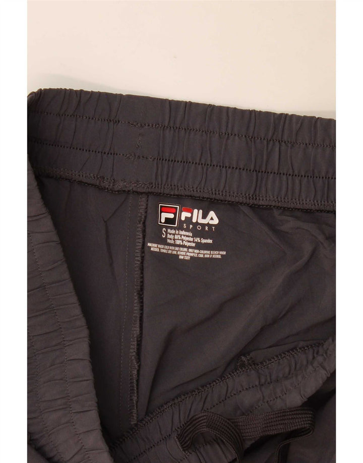Pantaloni scurți sport Fila pentru bărbați, gri, poliester color bloc