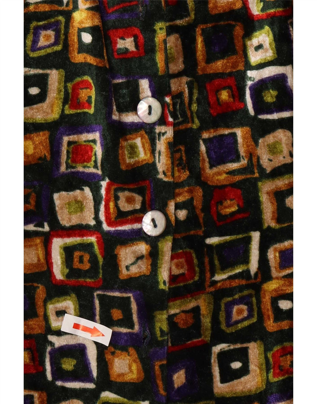 Cămașă Piu & Femei UK 12 Medium Multicolor Geometric