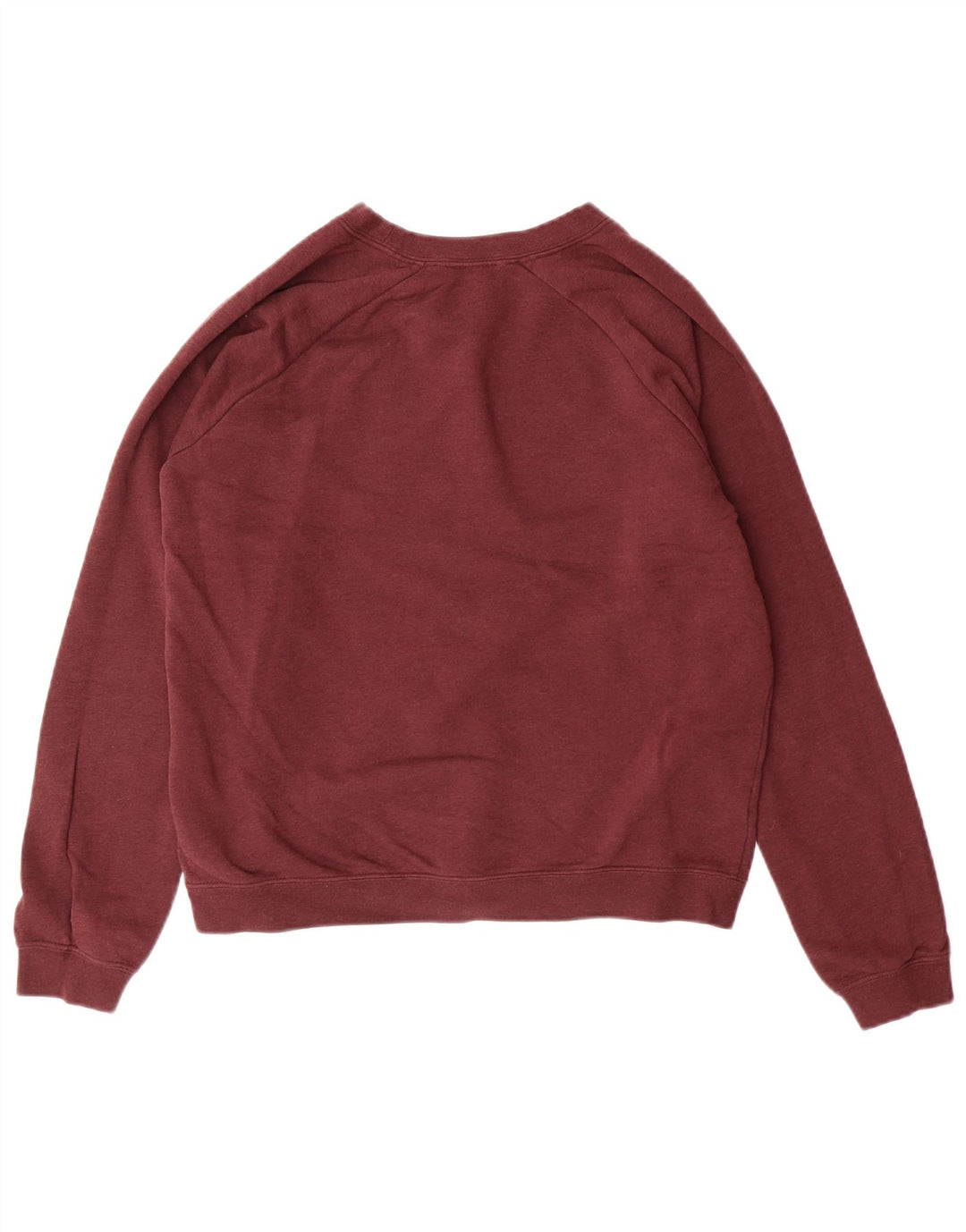 Pulover pentru femei Nike Crop Graphic Pulover UK 10 Bumbac Burgundy mic