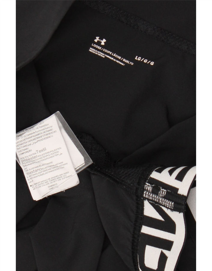 Top de trening Under Armour cu pulover grafic pentru femei UK 16 Large Black