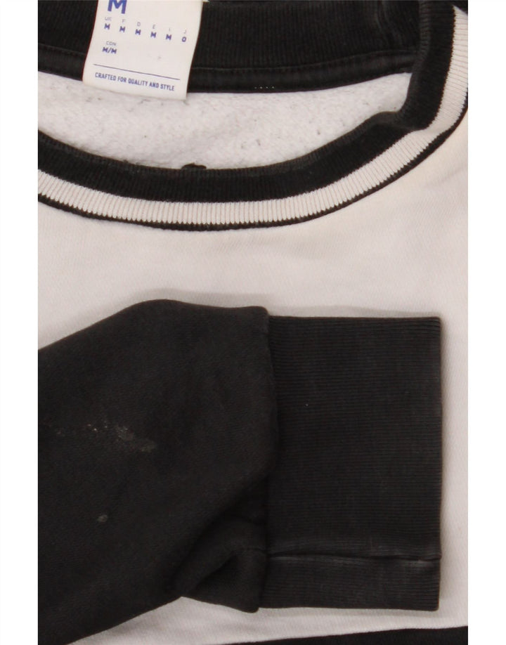 Hanorac grafic pentru bărbați REEBOK Pulover mediu negru, bumbac color bloc