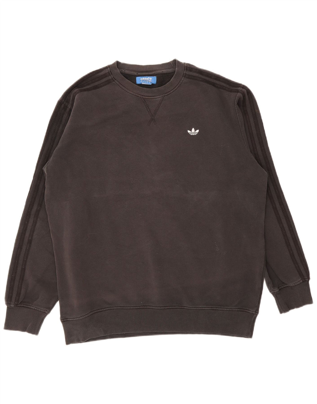 Hanorac pentru bărbați Adidas Jumper mare, gri, bumbac