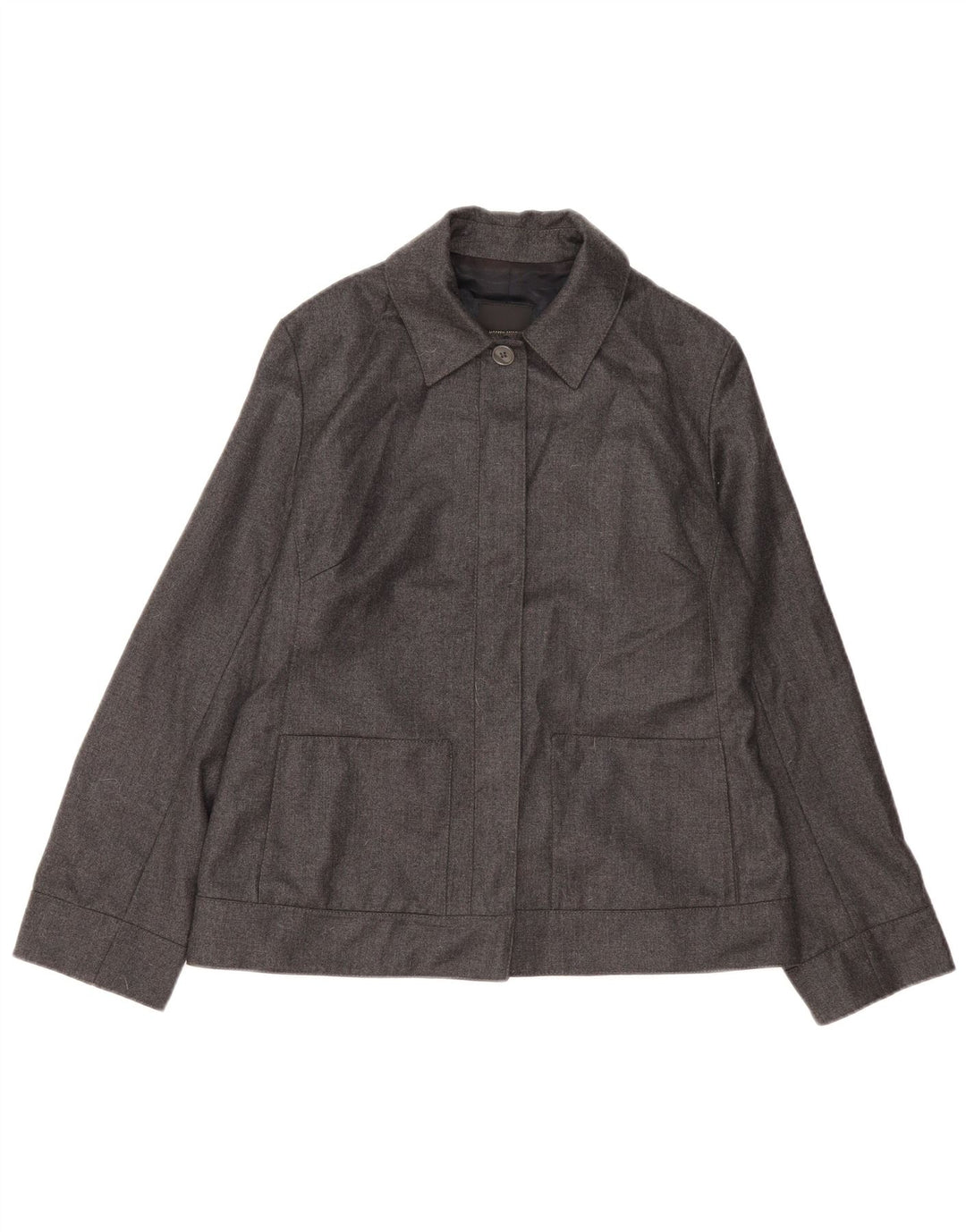 Bomber pentru femei WHISTLES UK 14 Lână mare, gri