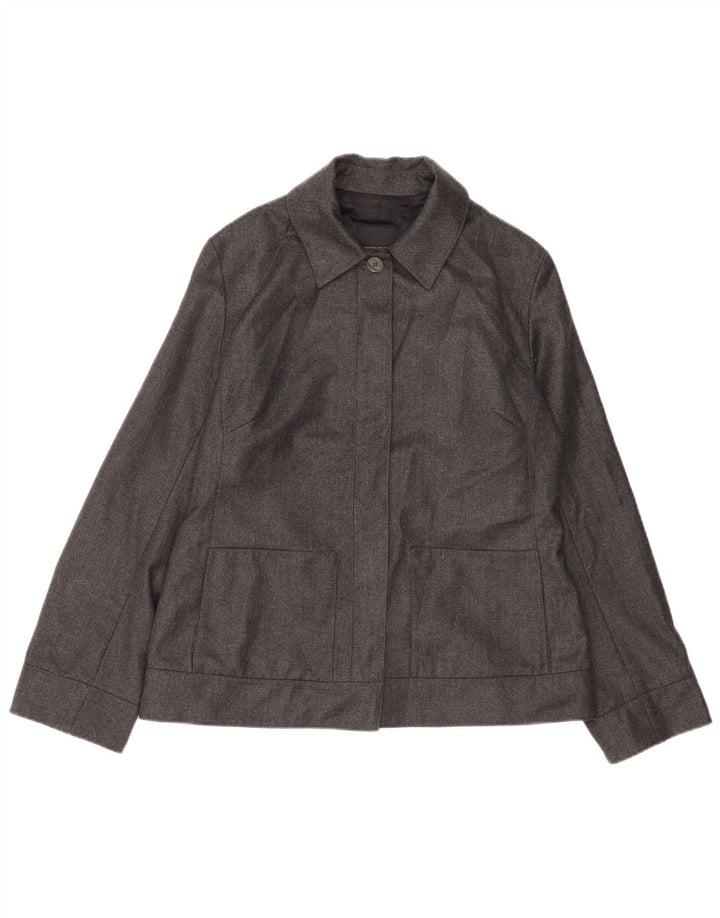 Bomber pentru femei WHISTLES UK 14 Lână mare, gri