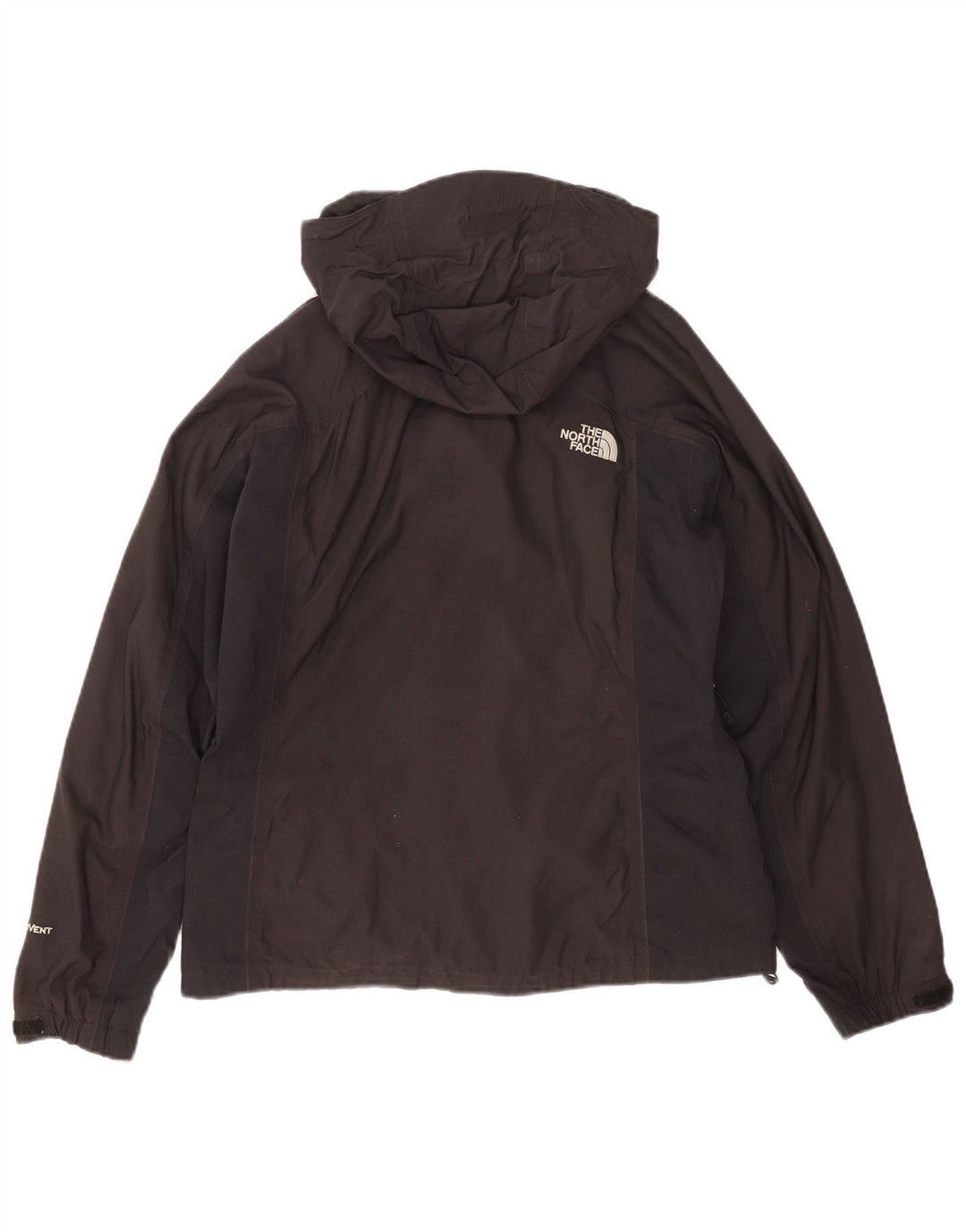 Jachetă de ploaie cu glugă The North Face pentru femei UK 12 Medium Black Nylon