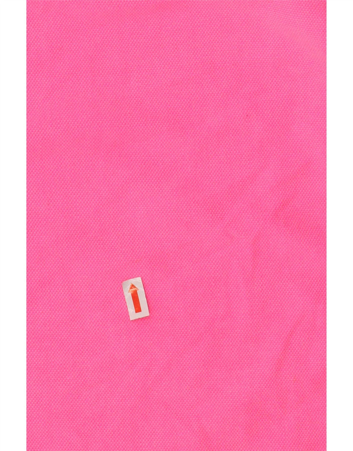 Tricou polo pentru bărbați SUPERDRY bumbac roz mediu