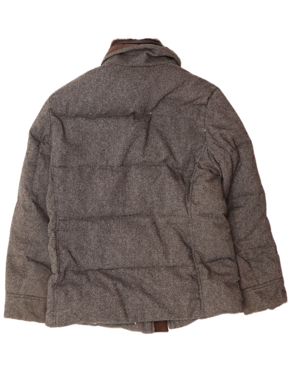 Jachetă căptușită pentru bărbați Michael Kors UK 40 mare poliester gri