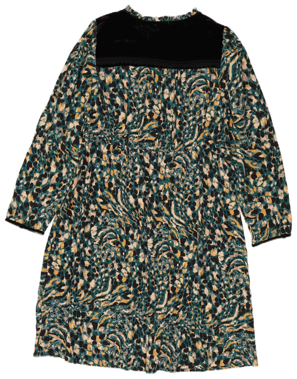 Rochie de ceai maxi pentru femei Monsoon UK 10 Boema cu pete multicolore mici