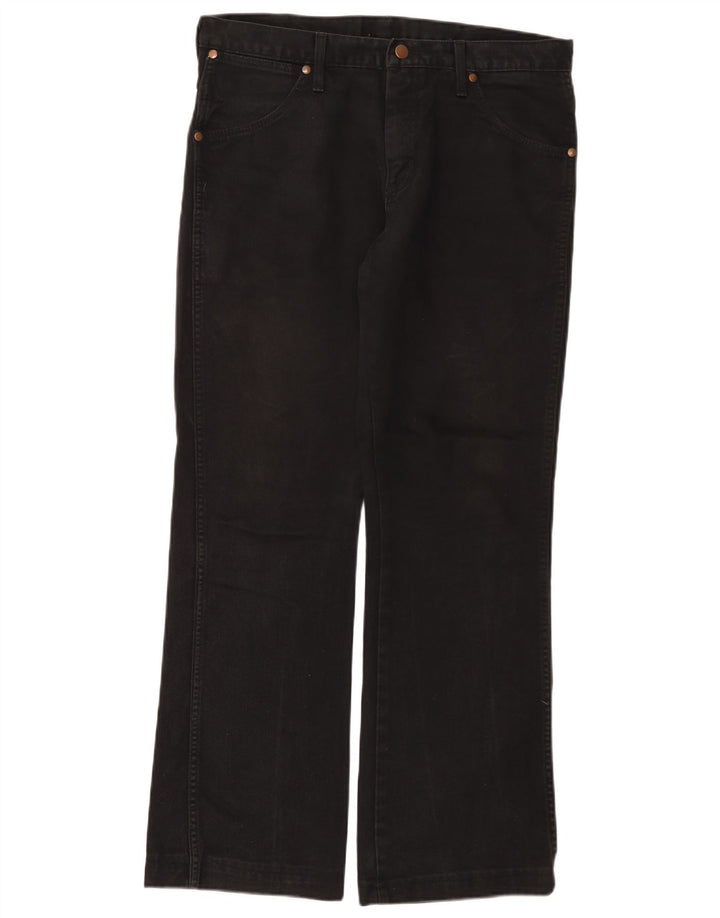 Blugi pentru bărbați Wrangler Dayton Bootcut W33 L31, bumbac negru