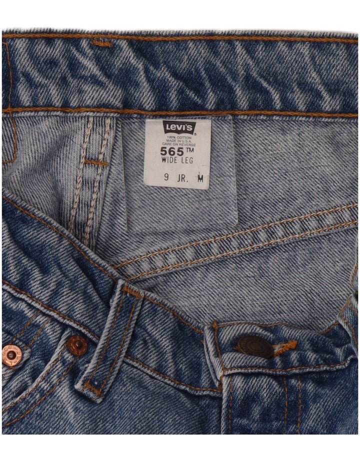Blugi Levi's pentru femei 565 cu talie înaltă cu picioare largi US 9 Medium W28 L31 Blue Classic