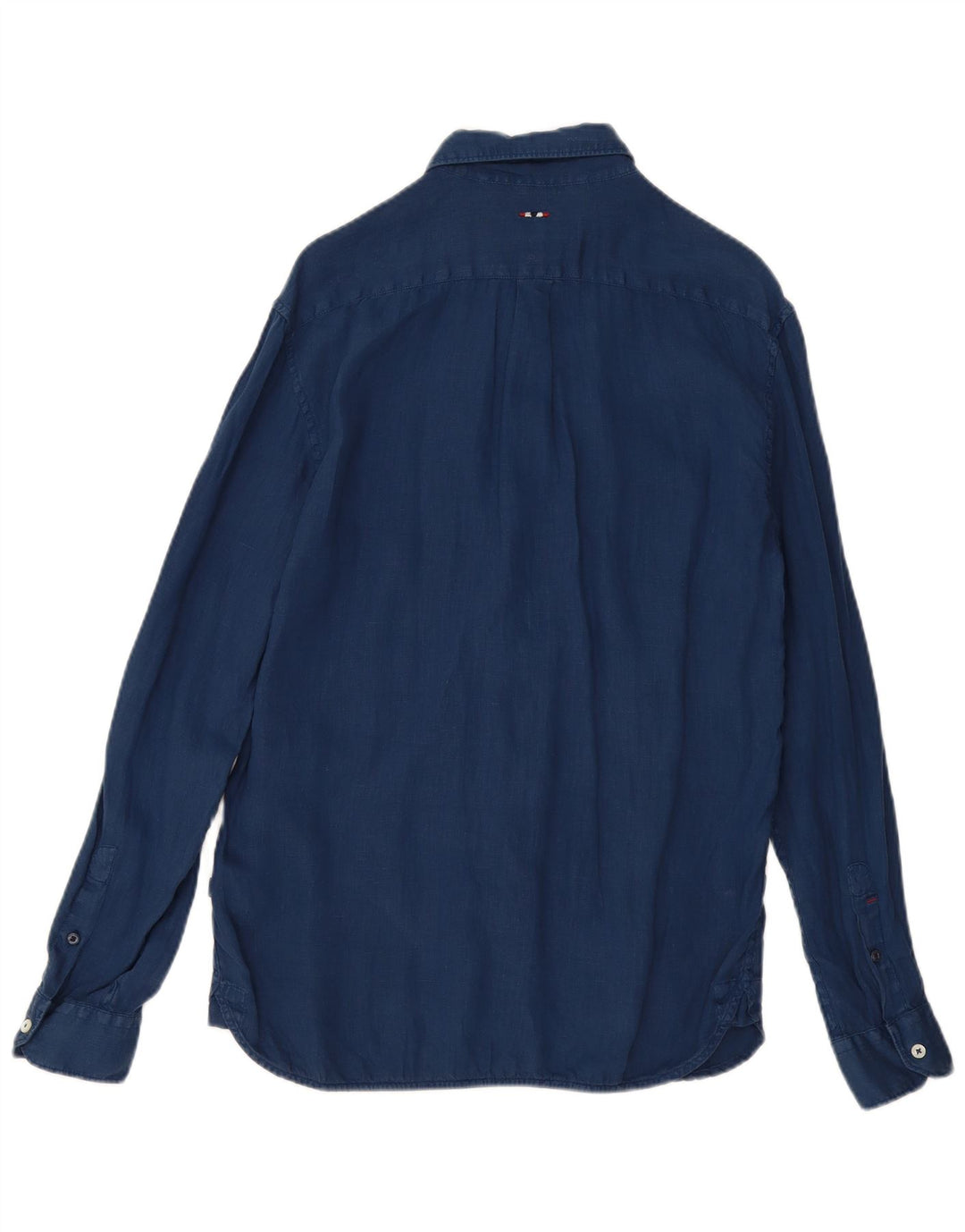 Cămașă Napapijri pentru bărbați, cu tăiere obișnuită, in albastru mediu