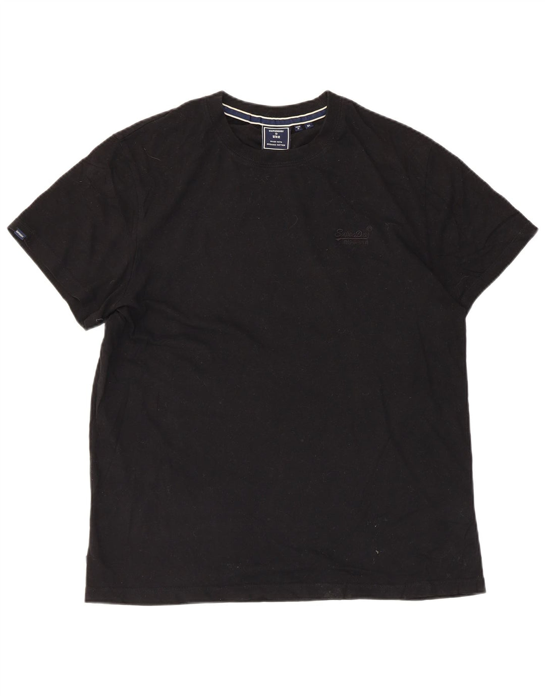 Tricou Superdry pentru bărbați Top XL bumbac negru