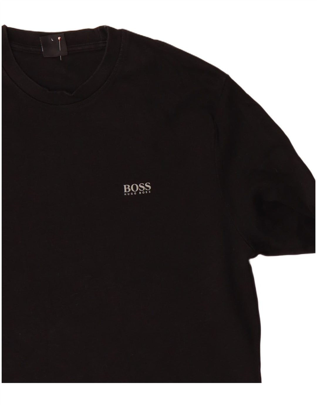 Top pentru femei HUGO BOSS cu mânecă lungă UK 14, mare, negru, bumbac