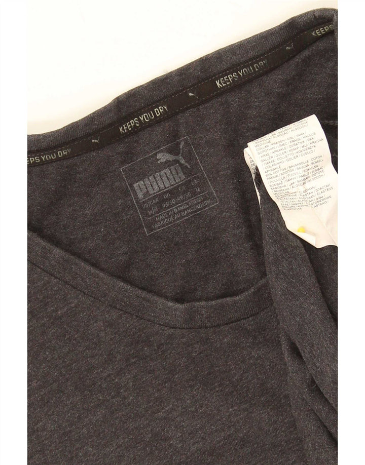 Tricou grafic pentru bărbați Puma Top, bumbac, gri mediu