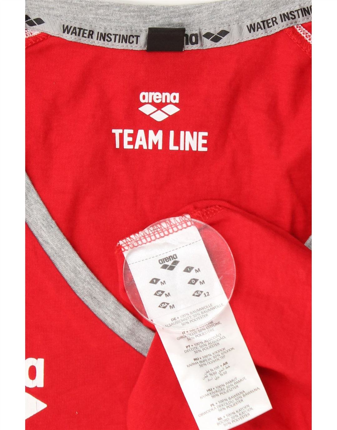 Tricou grafic pentru femei ARENA Top UK 14 Medium Red Bumbac
