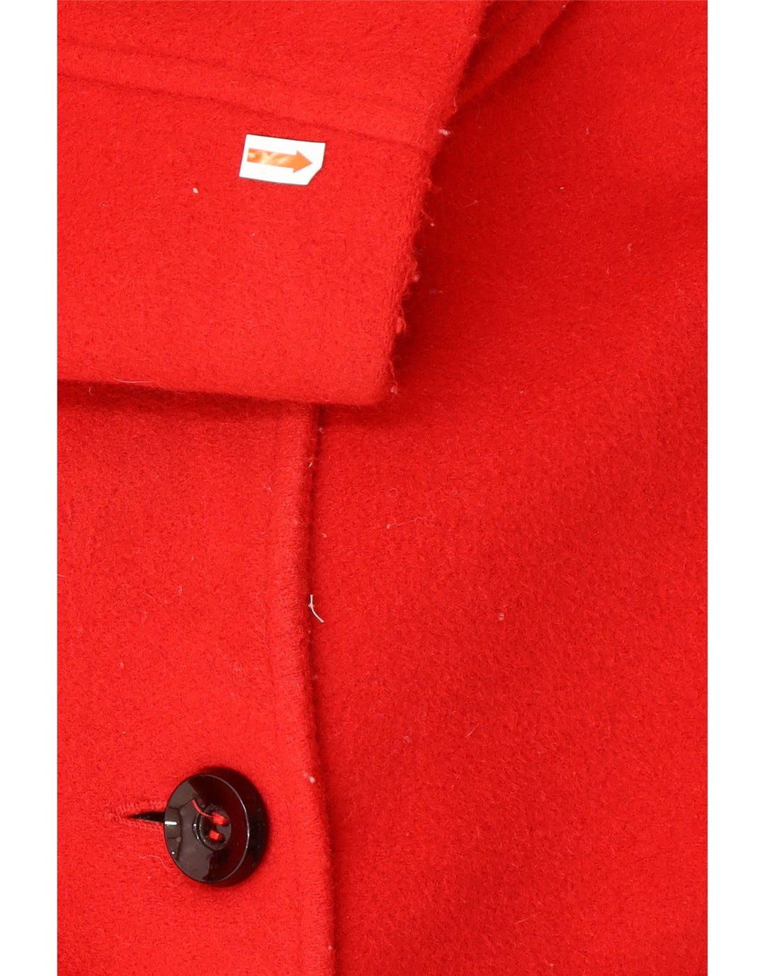 PIERRE CARDIN Womens Double Breasted Coat IT 44 Medium Red