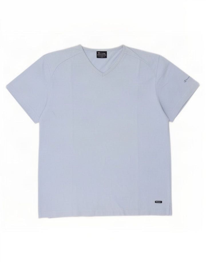 Tricou pentru bărbați Champion Top mare din bumbac albastru
