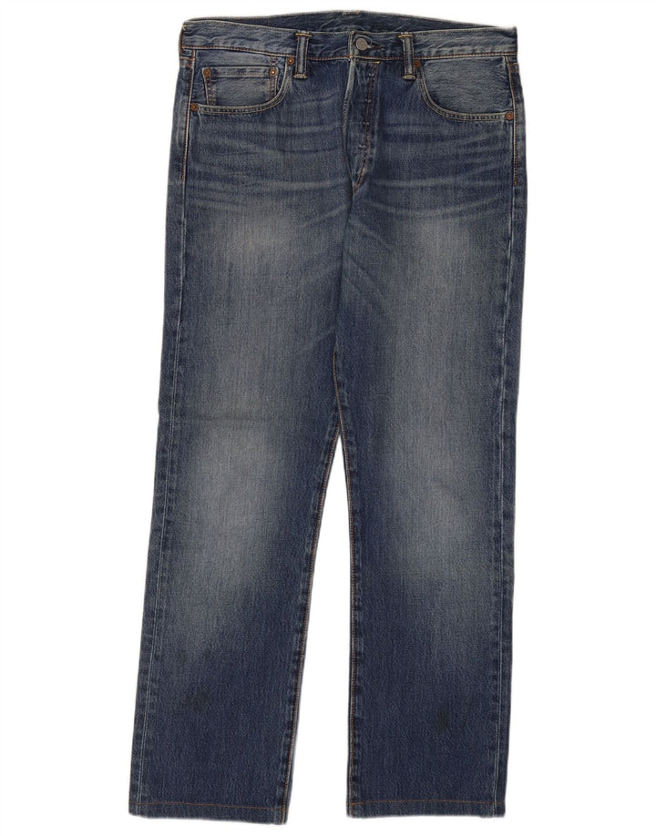 Blugi drepti pentru bărbați Levi's 501 W33 L30 Bumbac albastru