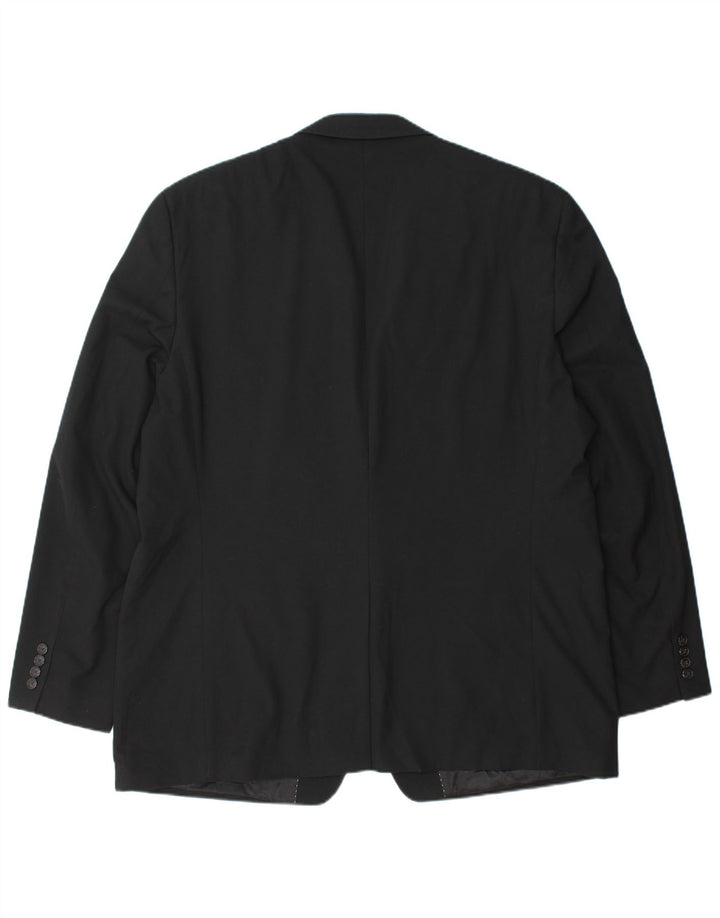 Jachetă CHAPS pentru bărbați, lungă cu 2 nasturi, UK 48 4XL, poliester negru