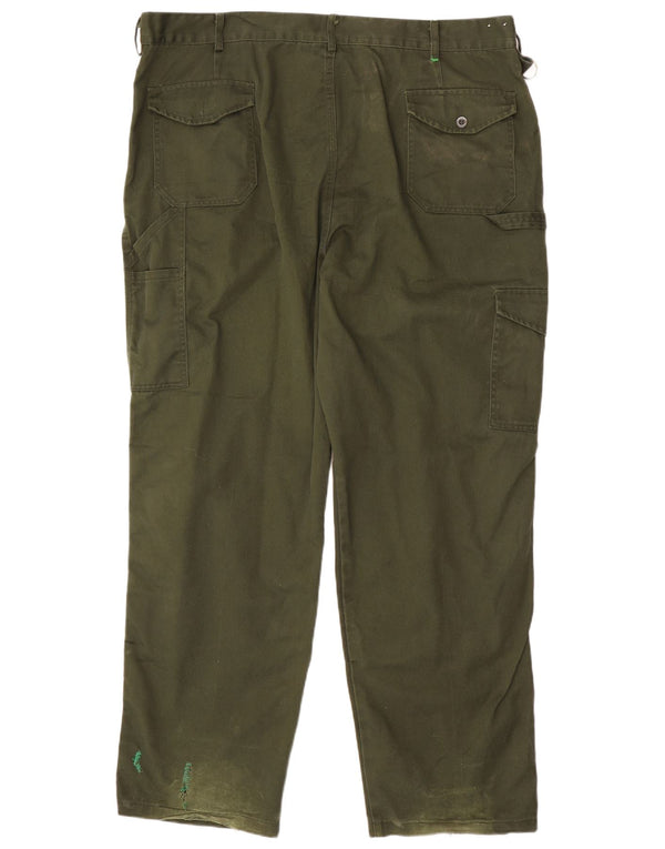 Pantaloni cargo dritti pentru bărbați Dickies W44 L31 Poliester verde