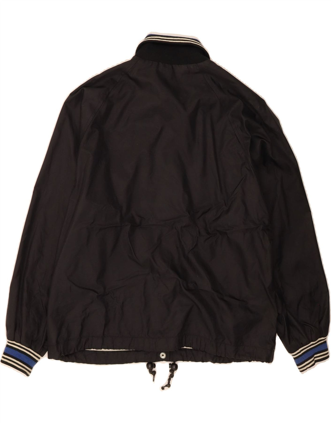 LEE Womens Rain Jacket UK 14 Medium Black Nylon Vintage Lee and Second-Hand Lee from Messina Hembry 